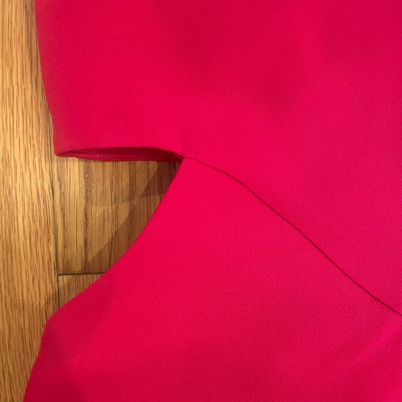 NWT Anthropologie Red cut out mini shift dress with cut out detail S - Picture 5 of 7